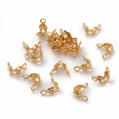 Long-Lasting Plated Brass Bead Tips X-KK-K193-118G-NF-1