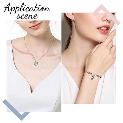 80Pcs 4 Style Tibetan Style Alloy Pendants FIND-CA0007-44-1