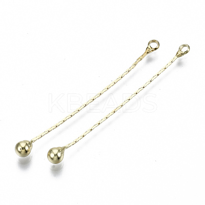 Brass Chain Tassel Big Pendants X-KK-R129-12A-G-1