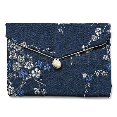 Chinese Style Floral Cloth Jewelry Storage Pouches AJEW-D065-01B-03-1