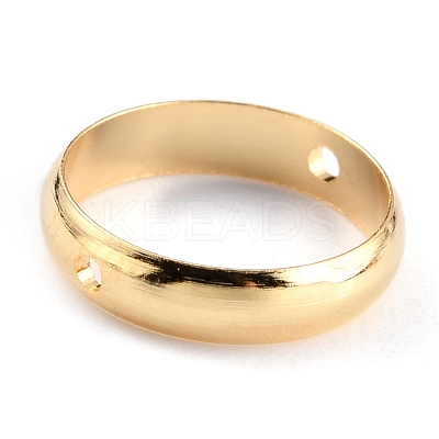 Brass Beads Frames KK-O133-014E-G-1