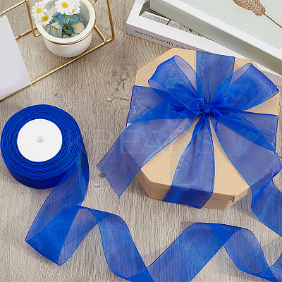 1 Rolls Sheer Organza Ribbon SRIB-CY0001-22C-01-1