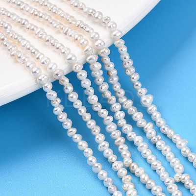 Natural Cultured Freshwater Pearl Beads Strands PEAR-N013-02I-1
