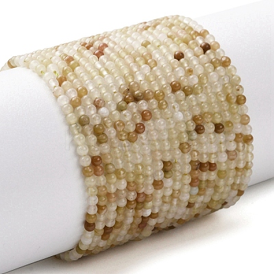 Natural Topaz Jade Beads Strands G-Z116-A12-2mm-1