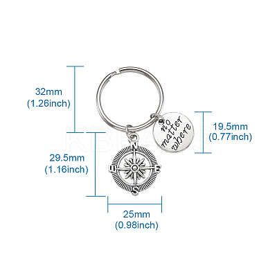 Fashion Vintage Alloy Keychain KEYC-TA0005-06-1