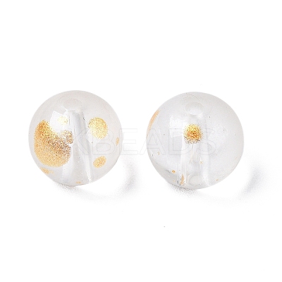Frosted Baking Paint Glass Beads LS-DGLA-N005-8mm-01-1