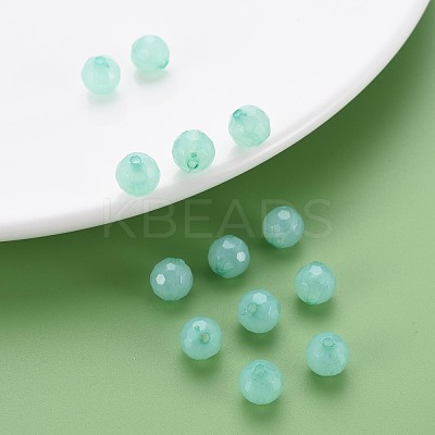 Transparent Acrylic Beads TACR-S154-62E-02-1