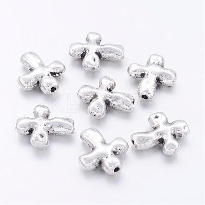 Tibetan Style Alloy Beads PALLOY-A018-AS-RS-1
