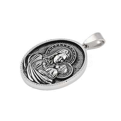 304 Stainless Steel Pendants STAS-M103-01AS-01-1