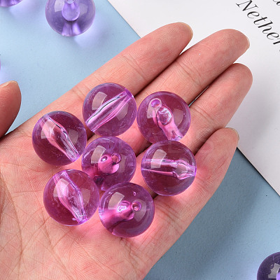 Transparent Acrylic Beads MACR-S370-A20mm-740-1