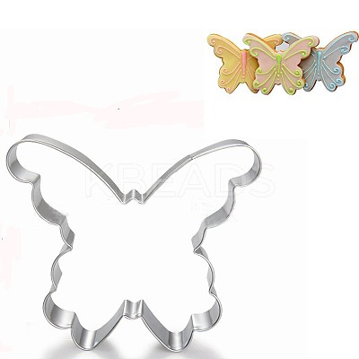 Tarnish Resistant 304 Stainless Steel Cookie Cutters DIY-K025-07P-1