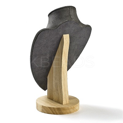 Microfiber Necklace Display Stands NDIS-P004-01B-01-1