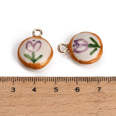 Handmade Porcelain with Brass Pendants PR-CBAB520-04G-1