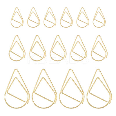 200Pcs 3 Style Carbon Steel Paper Clips FIND-TA0002-18LG-1