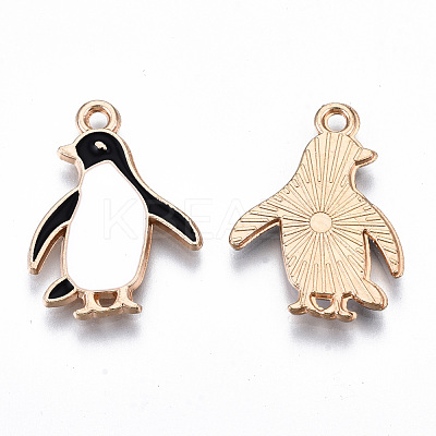 Eco-Friendly Alloy Enamel Pendants X-ENAM-Q437-009-NR-1
