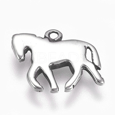 304 Stainless Steel Pendants STAS-P225-081AS-1