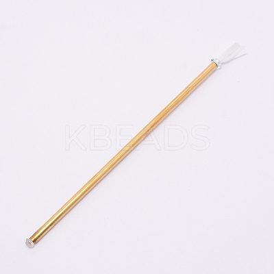 Brass Stretch Oil Lamp Fire Rod TOOL-WH0130-27-1