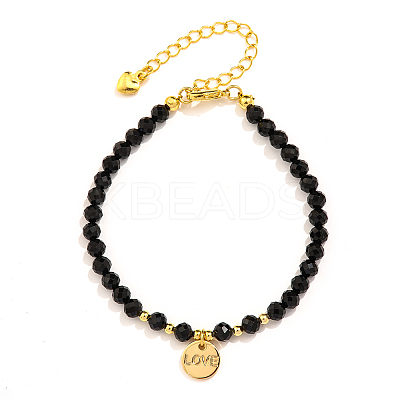 Natural Gemstone Beads Stretch Bracelets PN0499-4-1