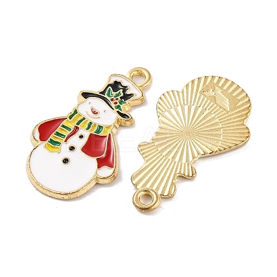 Christmas Theme Rack Plating Alloy Pendants LS-FIND-M020-04G-07-1