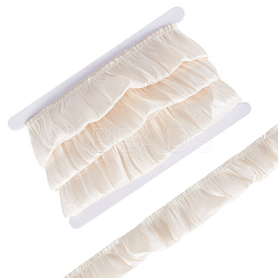 9Yards Chiffon Wrinkles Lace Ribbon OCOR-HY0002-38B-03-1