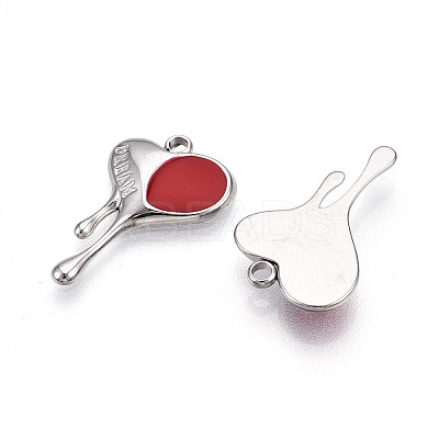 304 Stainless Steel Pendants STAS-N108-12P-1