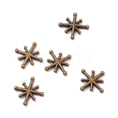 Zinc Alloy Cabochons PALLOY-WH0036-22AB-1