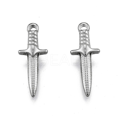 Non-Tarnish 304 Stainless Steel Pendants LS-STAS-N099-38-1