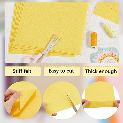 15Pcs Felt Non Woven Fabric DIY-SP0003-93K-1