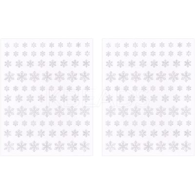 Women's PET Plastic Self Adhesive Face Glitter Stickers for Makeup DIY-OC0009-95B-1
