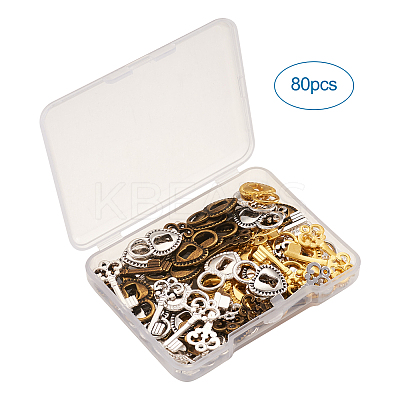 Tibetan Style Alloy Pendants TIBEP-TA0002-35-1