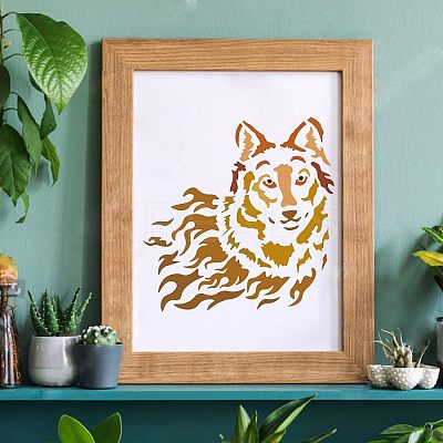 Plastic Reusable Drawing Painting Stencils Templates DIY-WH0172-321-1