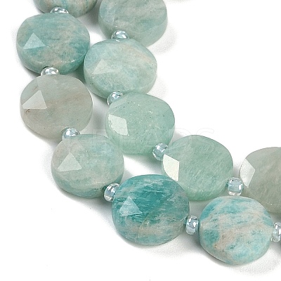 Natural Amazonite Beads Strands G-C116-A23-01A-1