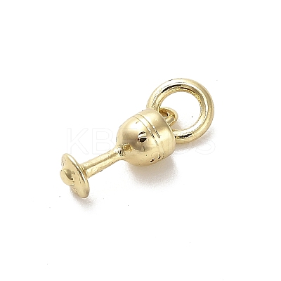 Golden Brass Charms LS-KK-H493-01G-03-1
