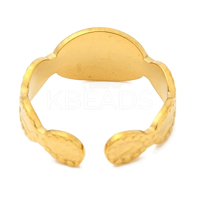 Natural Tiger Eye Finger Rings RJEW-Q822-48G-01-1