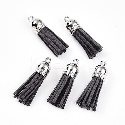 Faux Suede Tassel Pendant Decorations X-FIND-T002-A32-1