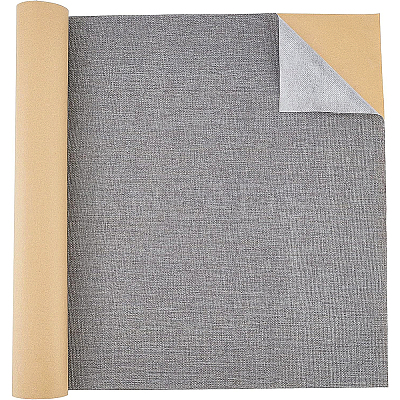 Self Adhesion Imitation Linen Wallpaper Peel AJEW-WH0270-16C-1