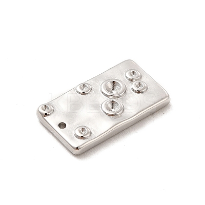 Non-Tarnish 304 Stainless Steel Pendant Rhinestone Settings STAS-F282-16P-1