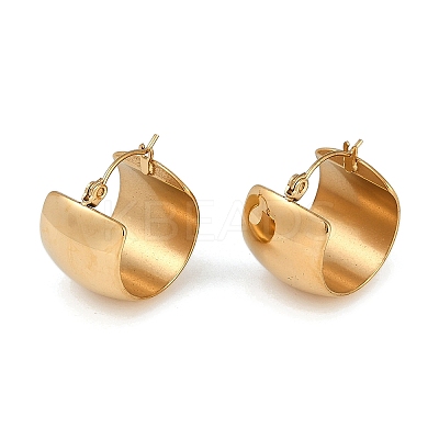 304 Stainless Steel Hoop Earrings EJEW-D282-03G-01-1