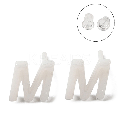Hypoallergenic Bioceramics Zirconia Ceramic Stud Earrings EJEW-F340-04M-1