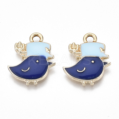 Eco-Friendly Zinc Alloy  Pendants ENAM-R051-08-02G-NR-1