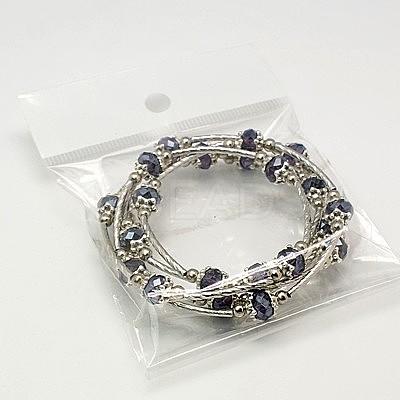 Fashion Wrap Bracelets BJEW-JB00628-03-1