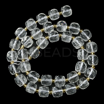 Natural Quartz Crystal Beads Strands G-Q010-A27-01-1