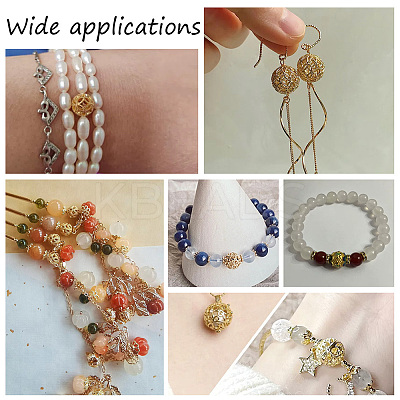 32Pcs 8 Style Alloy Hollow Beads FIND-PH0010-78-1