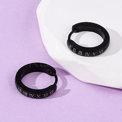 304 Stainless Steel Hoop Earrings EJEW-D331-05B-1