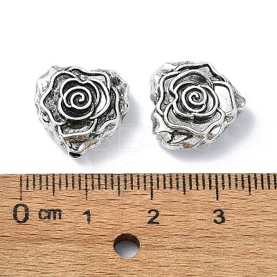 Tibetan Style Alloy Beads TIBEB-F065-08AS-11-1
