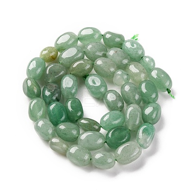Natural Green Aventurine Beads Strands G-G146-A33-01-1