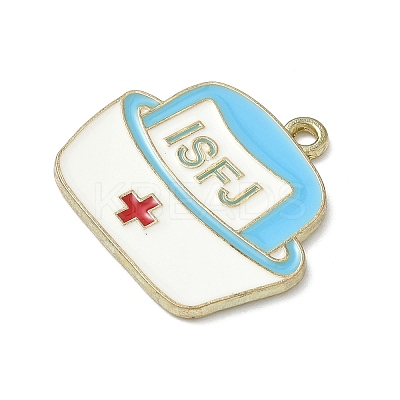 MBTI Theme Alloy Enamel Pendants LS-ENAM-I083-01G-06-1