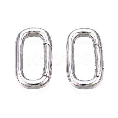 Brass Spring Gate Rings KK-N216-357P-1