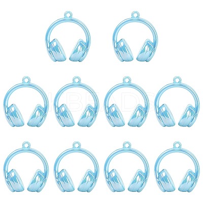 UV Plating Opaque Acrylic Pendants SACR-FZC0001-001B-1