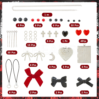 DIY Bowknot Mobile Straps Making Kit DIY-SC0031-06-1
